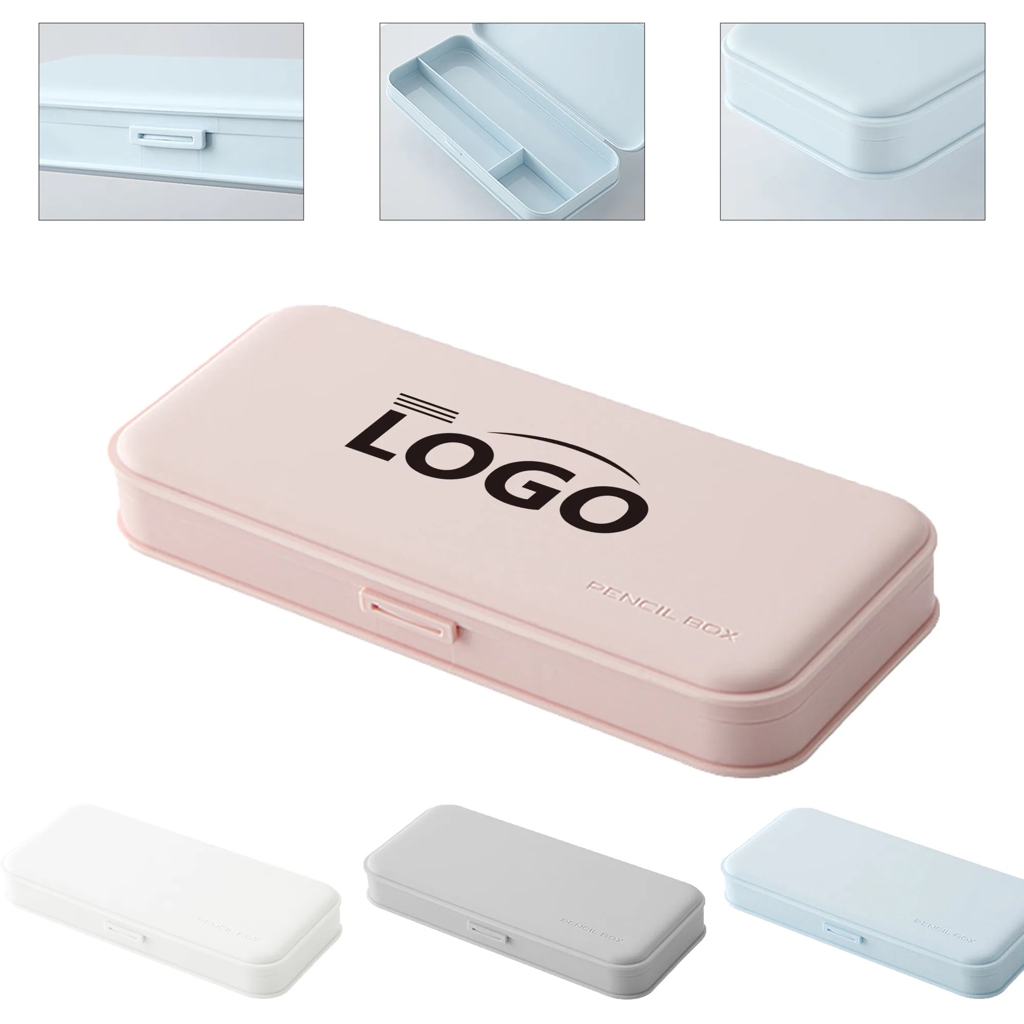 Secure Multi-Compartment Pencil Box Large Capacity