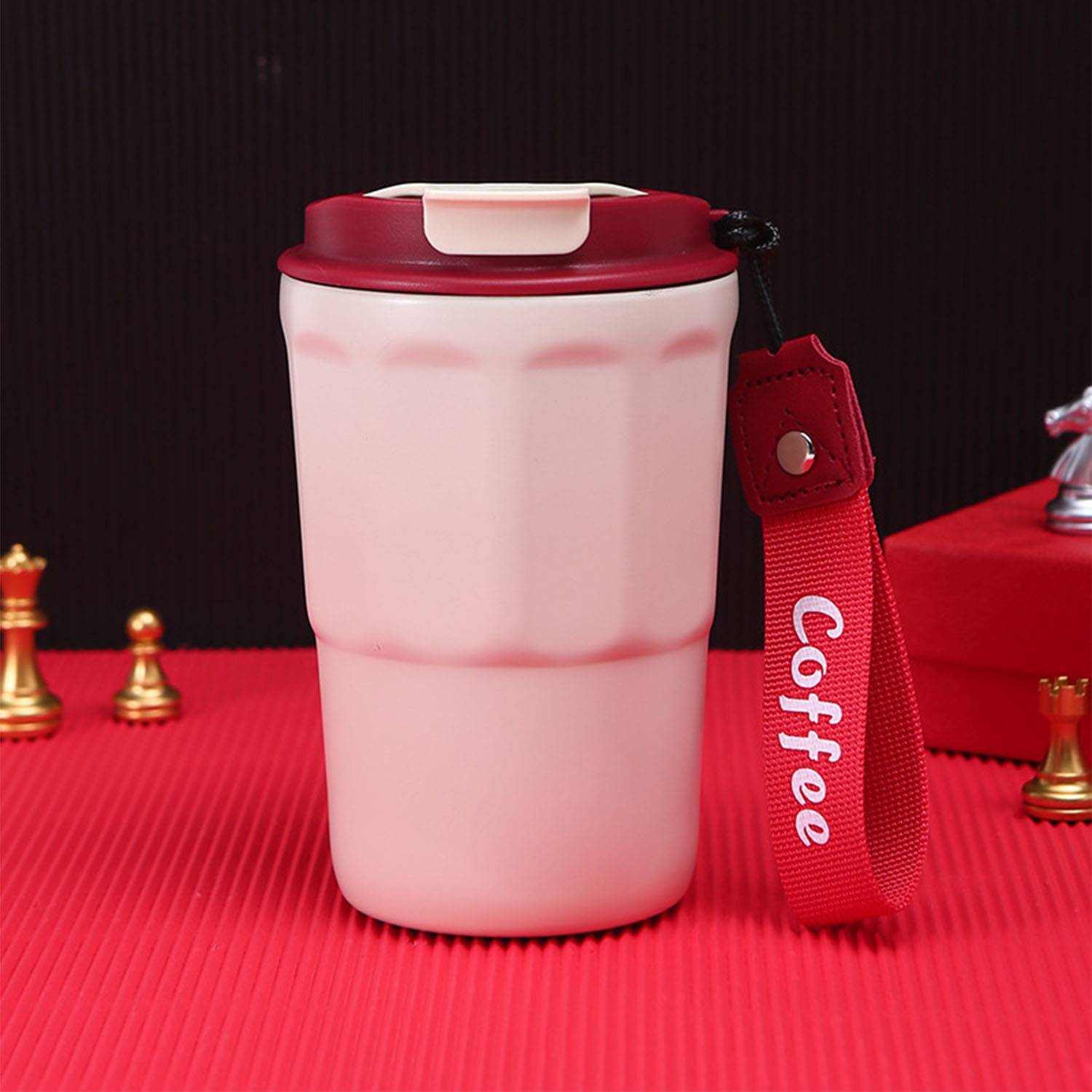 13.4oz 316L stainless steel portable coffee insulated cup 6