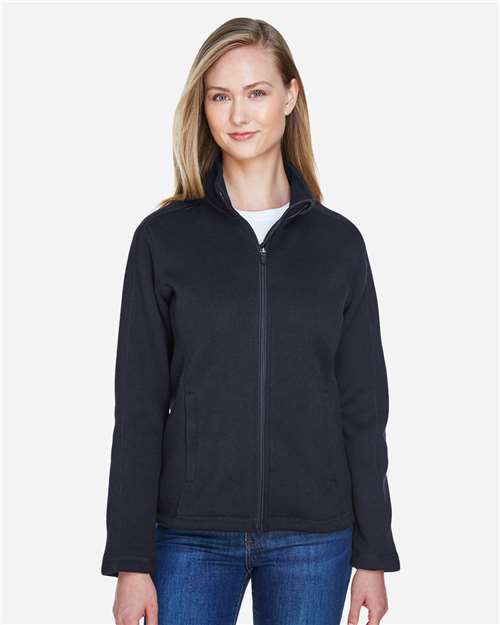 Women's Bristol Full-Zip Sweater Fleece Jacket - DG793W 14