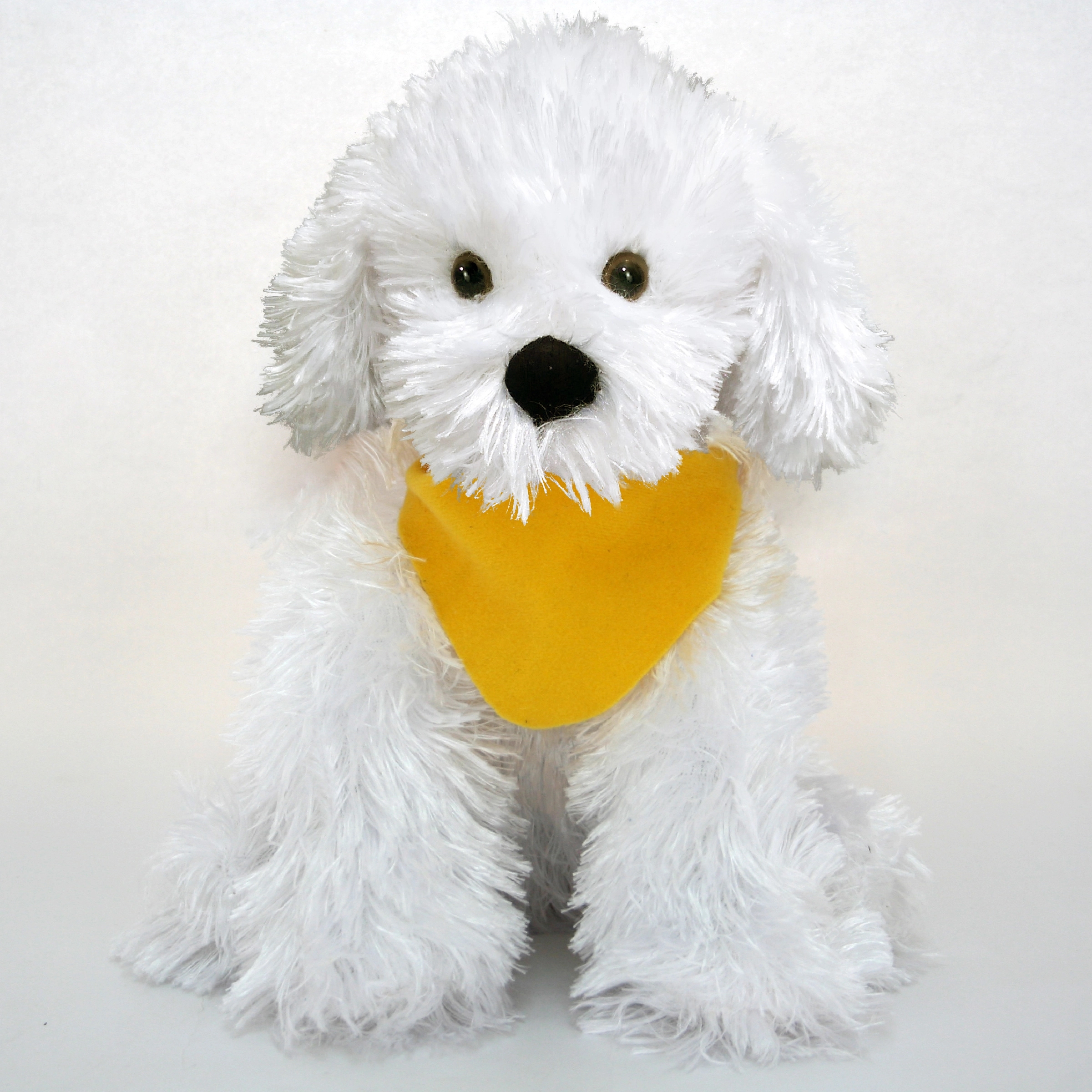 9" White Shaggy Dog 17