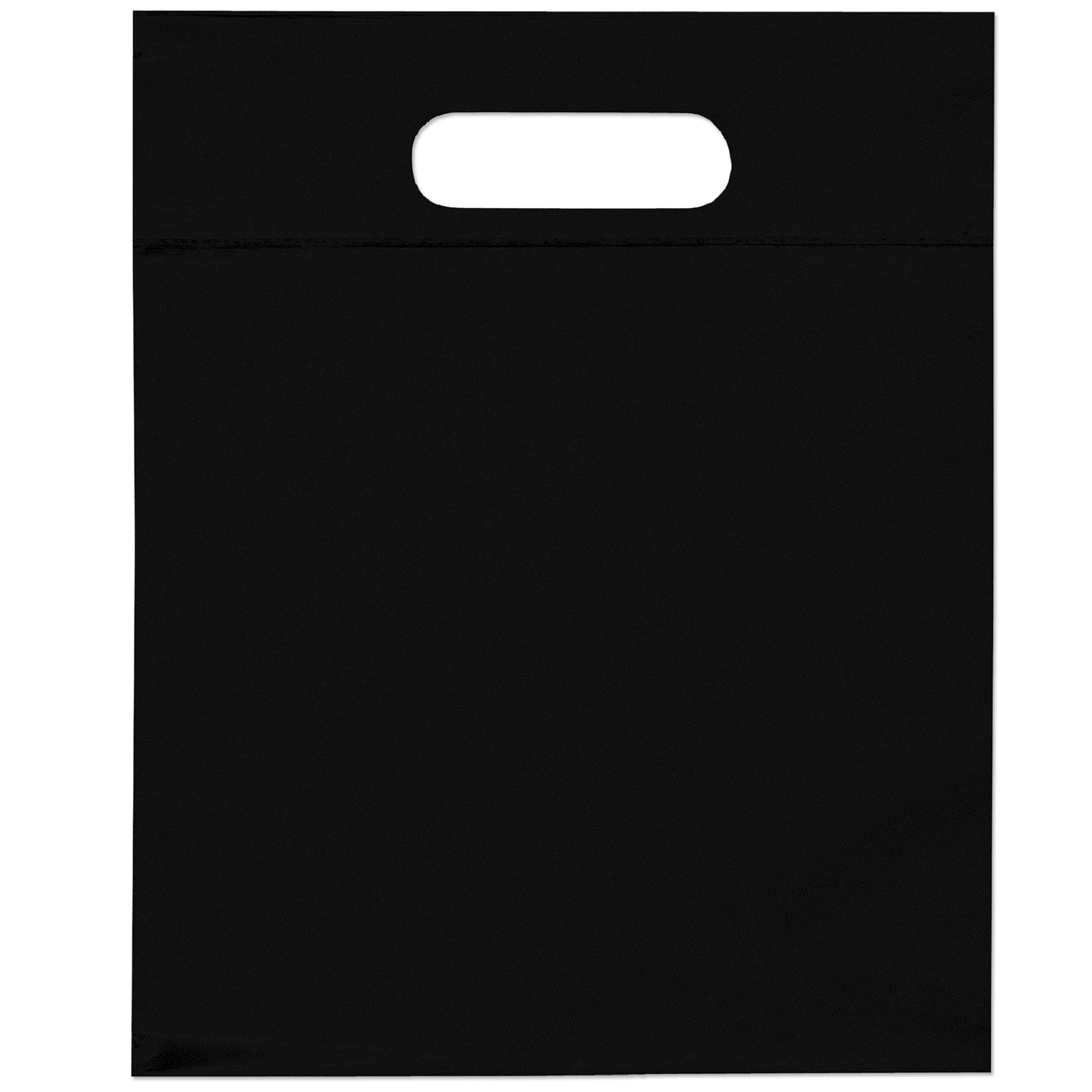 Die Cut Handle Bag - 9 1/2W x 12H - Flexo Ink Print 21