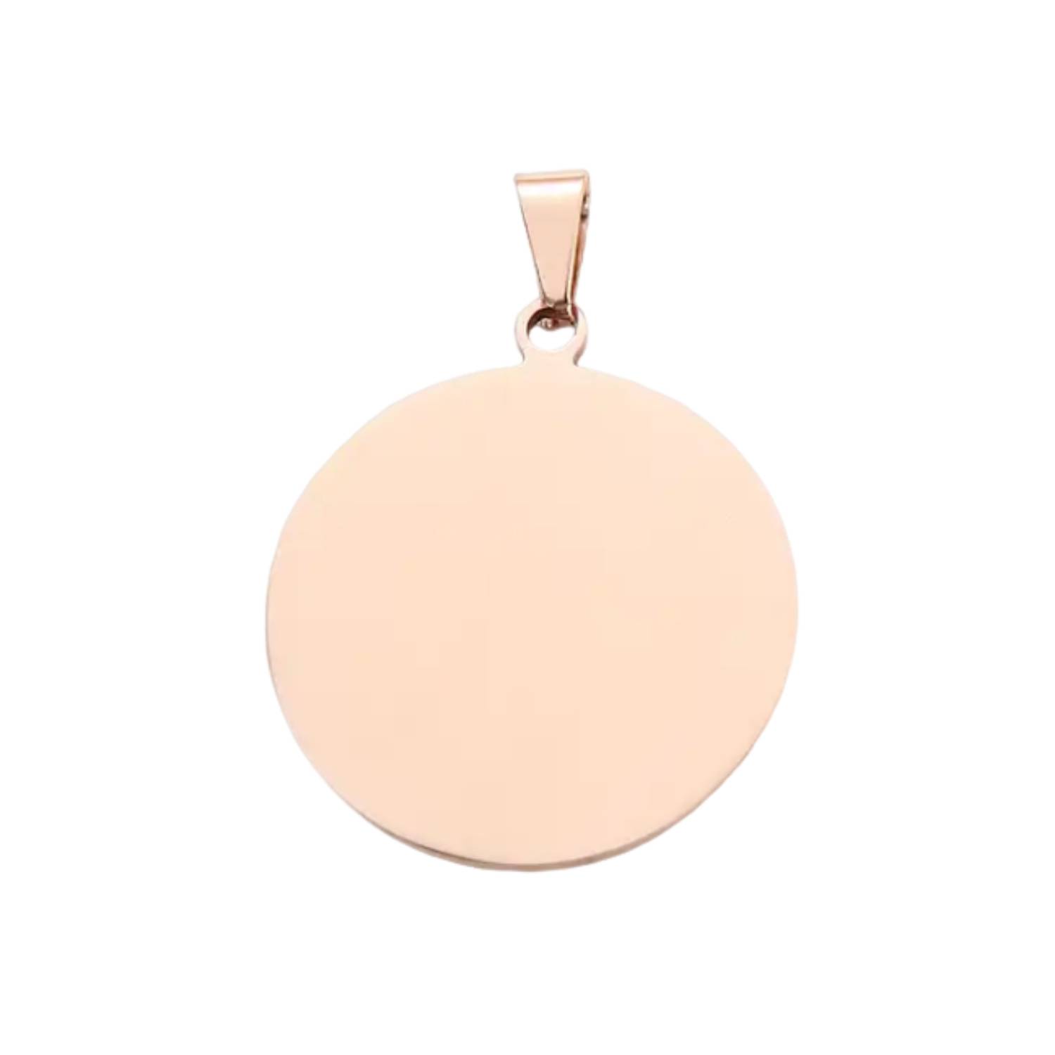 Round Stainless Steel Pet Tag 4