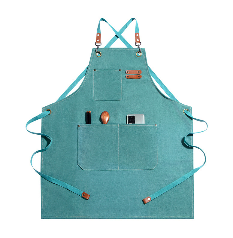 Canvas Aprons with 3 Pockets 9