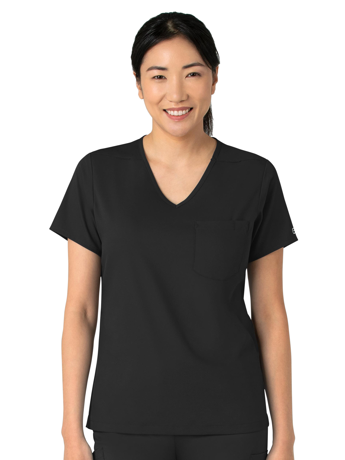 Boundless Women's Two-Pocket Tuck-In V-Neck Top