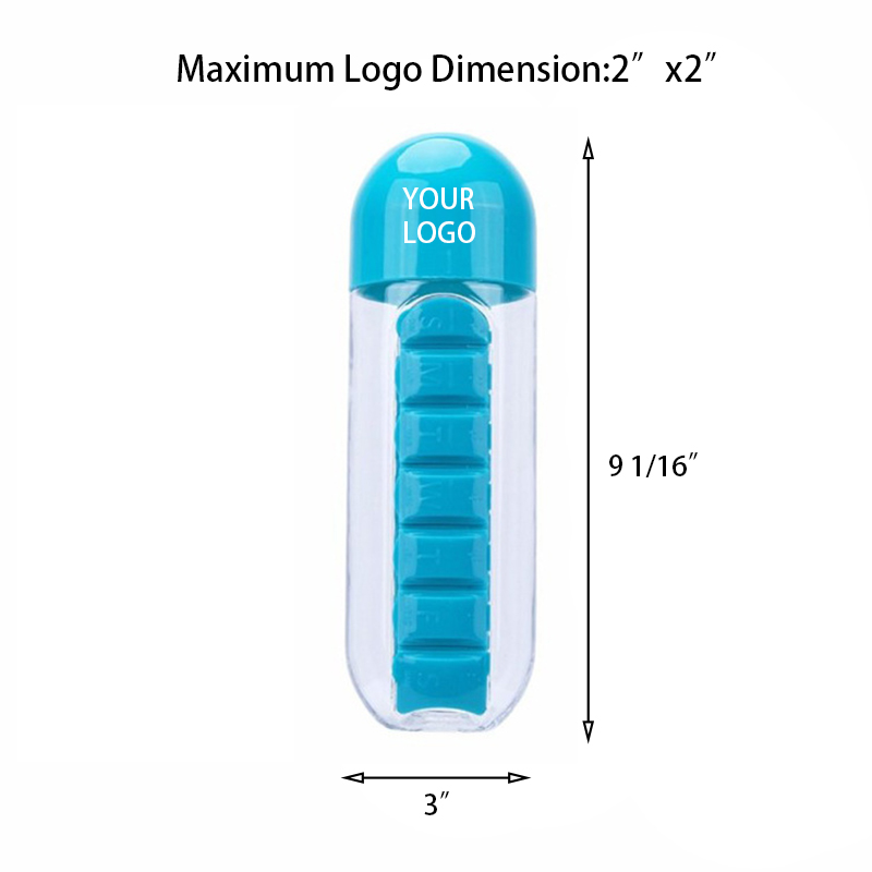 Pill Box Water Bottle 5