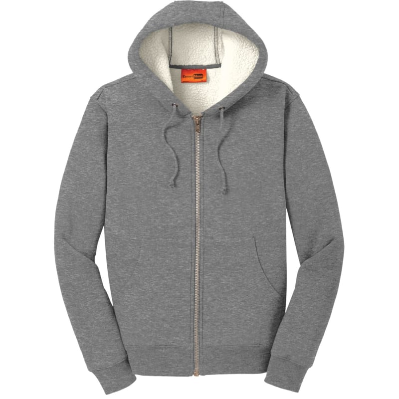 CornerStone Heavyweight Sherpa-Lined Hooded Fleece Jacket. 2