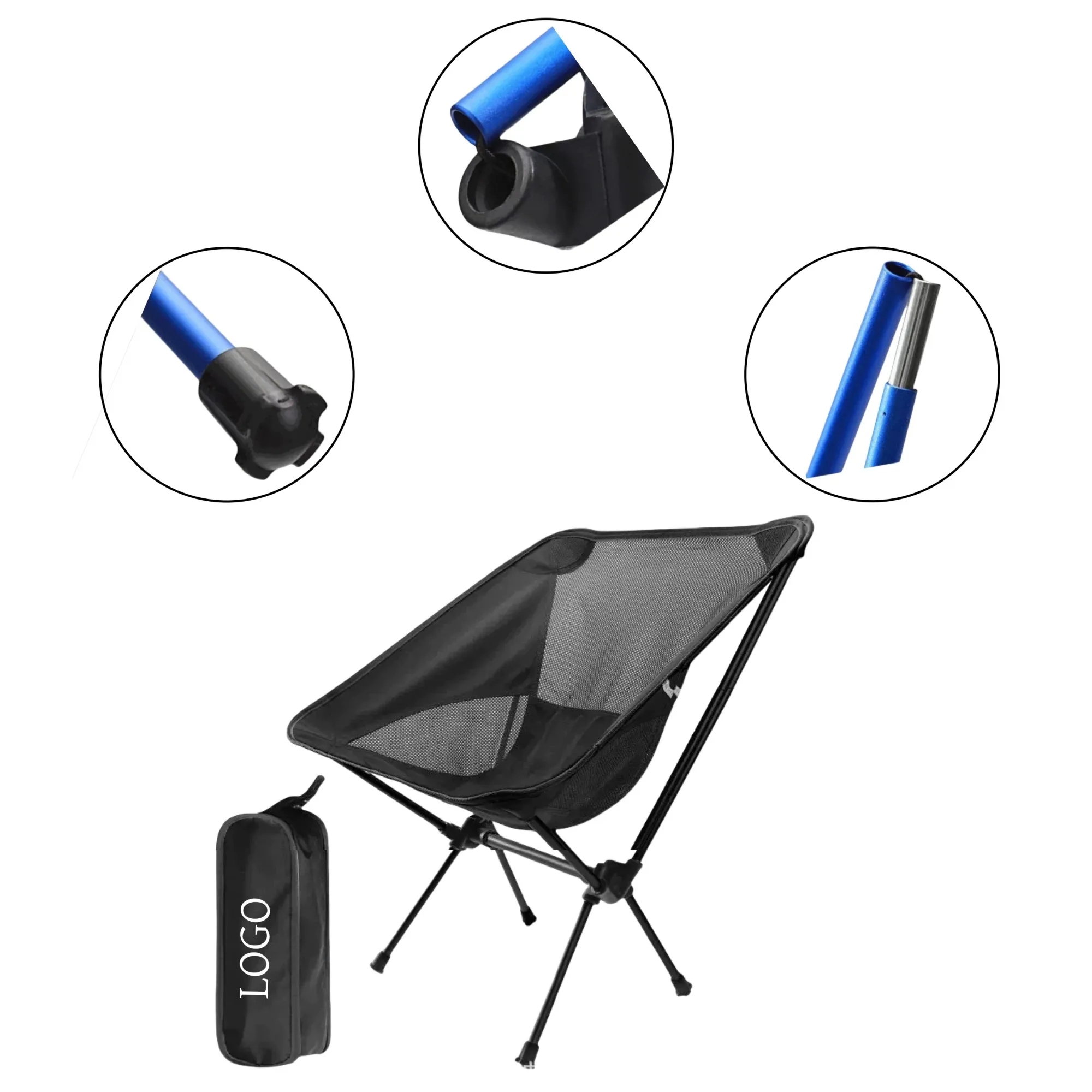 Outdoor Lightweight Folding Moon Chair 7