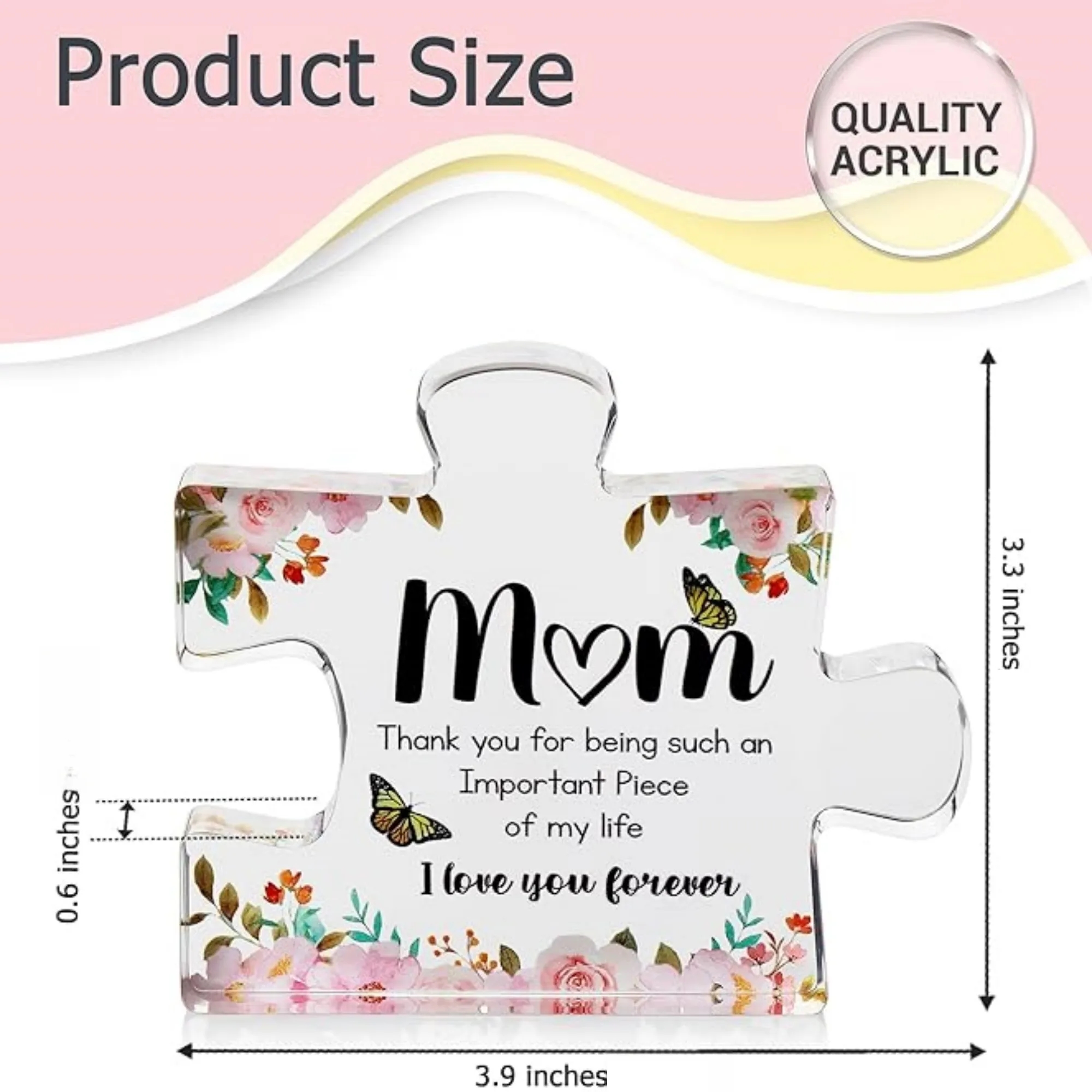 Irregular Acrylic Pattern Blessing Gift 10