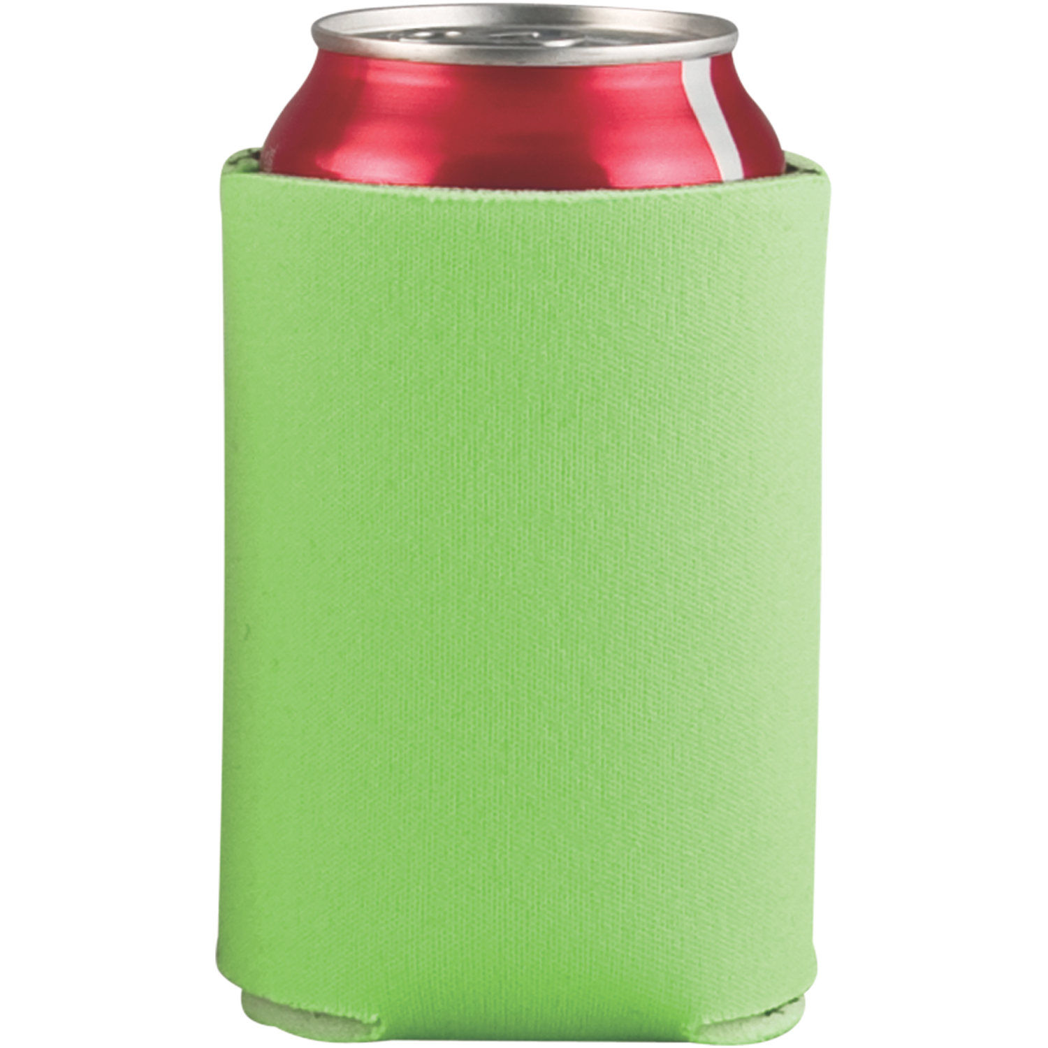Budget Collapsible Foam Can Cooler Holder-1 Side, custom koozie with logo imprint 16