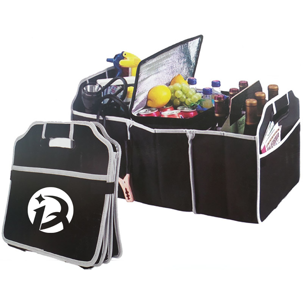 Non Woven Car Foldable Travel Back Seat Trunk Organizer 5