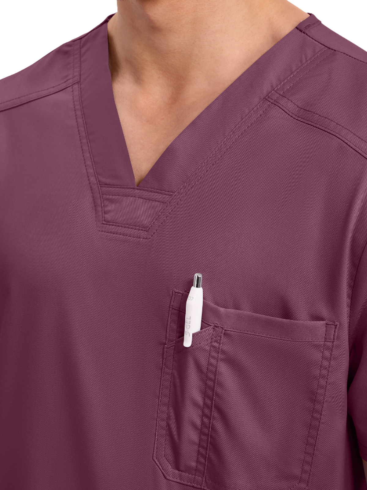 Cherokee - Workwear Revolution - Men's 1-Pocket Tuckable V-Neck Top 8