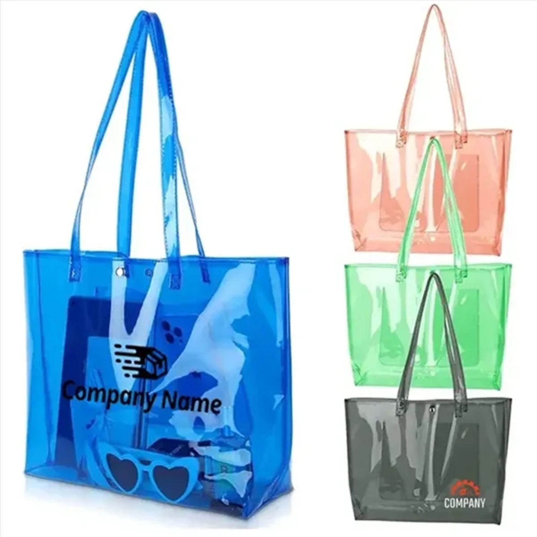 Waterproof Clear Beach Tote Bag 2