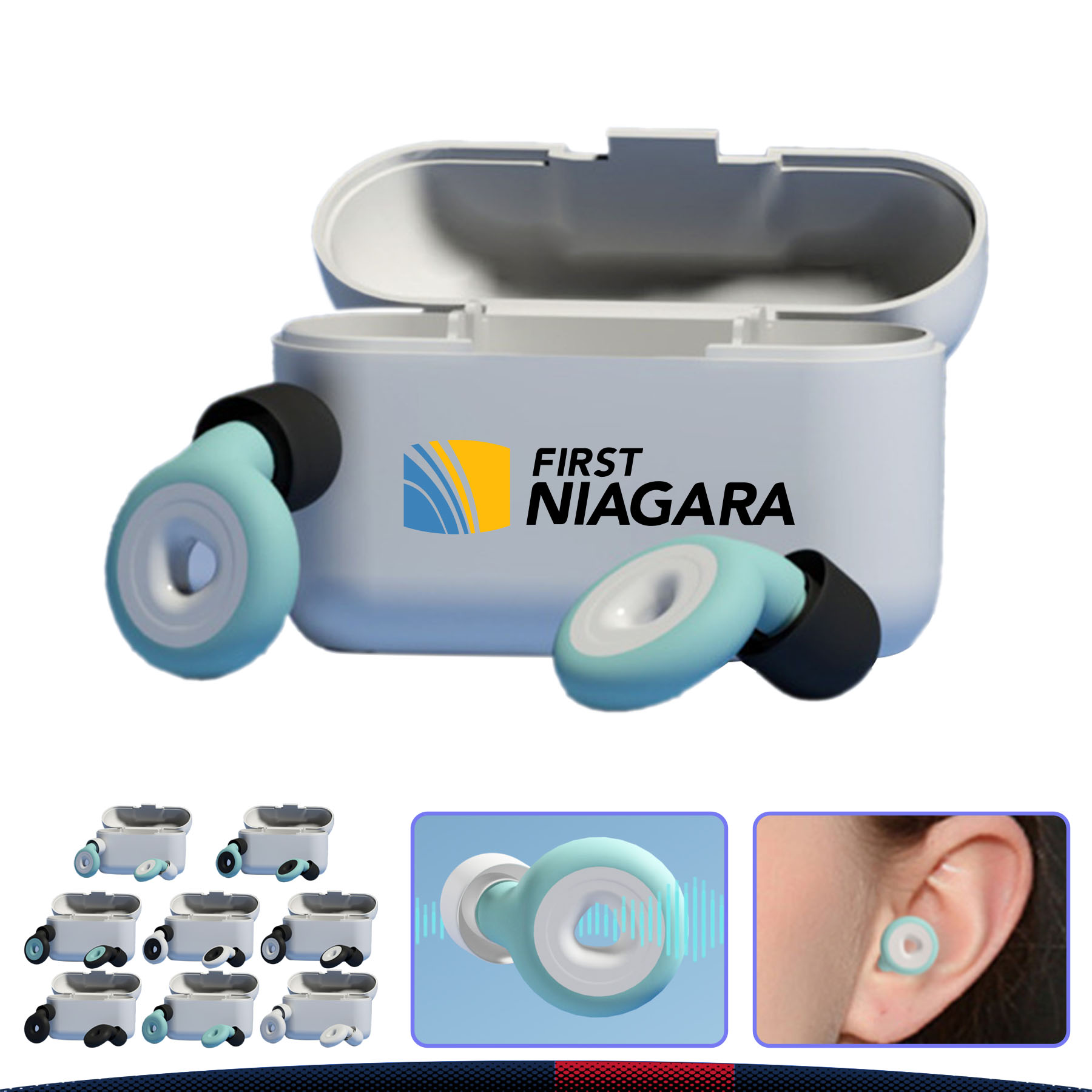 Quinty Silicone Earplugs 8