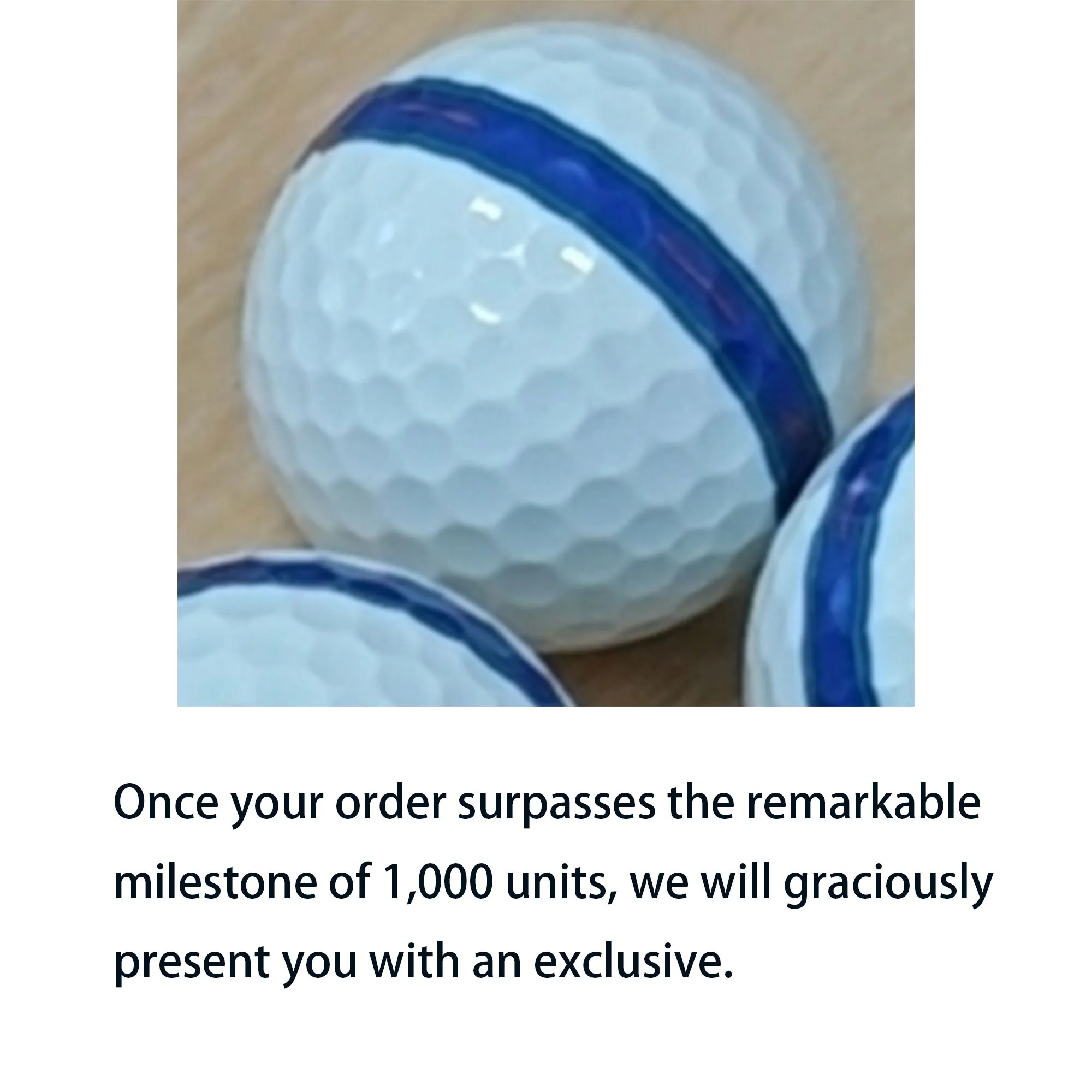 Three Ply Resin Rubber Competitive Golf Ball 3