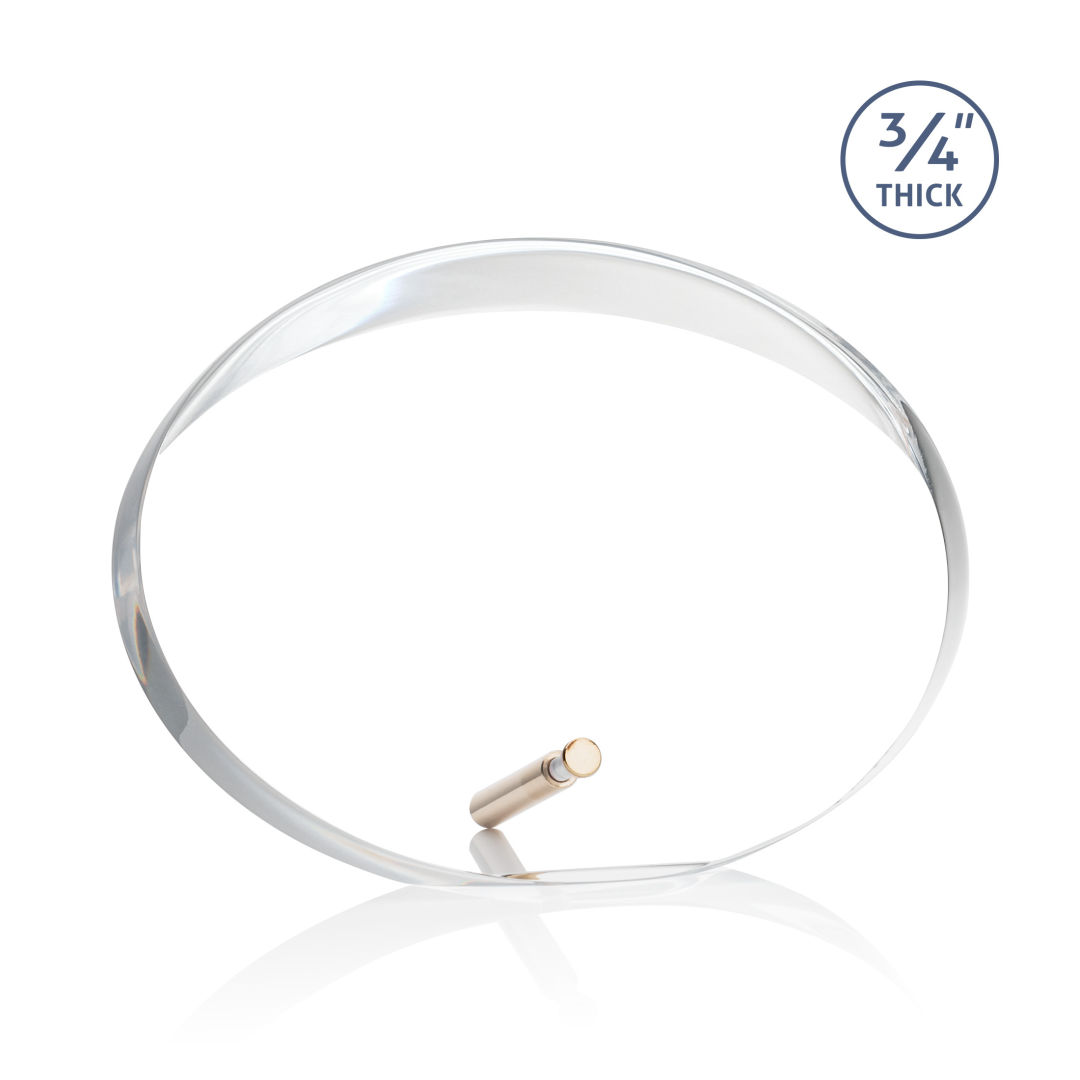 Mosaic Oval VividPrint™ Award - Gold 9