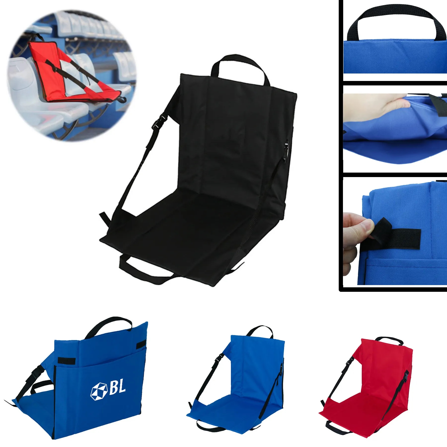 Portable Oxford Stadium Chair Cushion MOQ 10 PCS 2