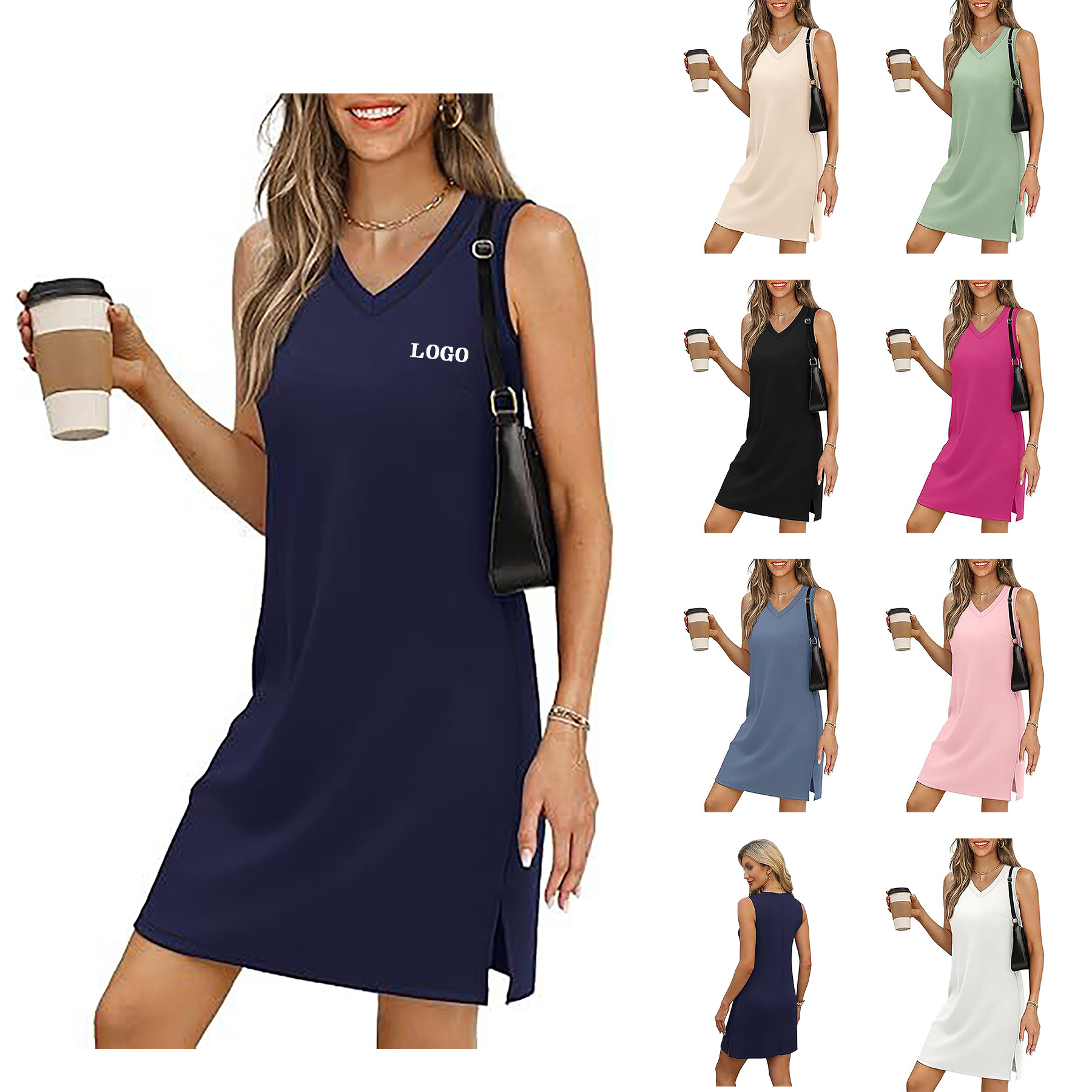 Women's Summer Sleeveless Dress 9