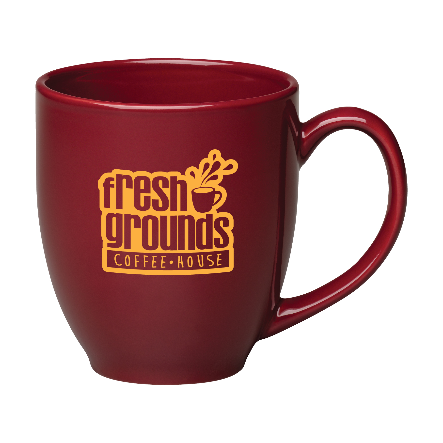 16 oz Burgundy Bistro Mug