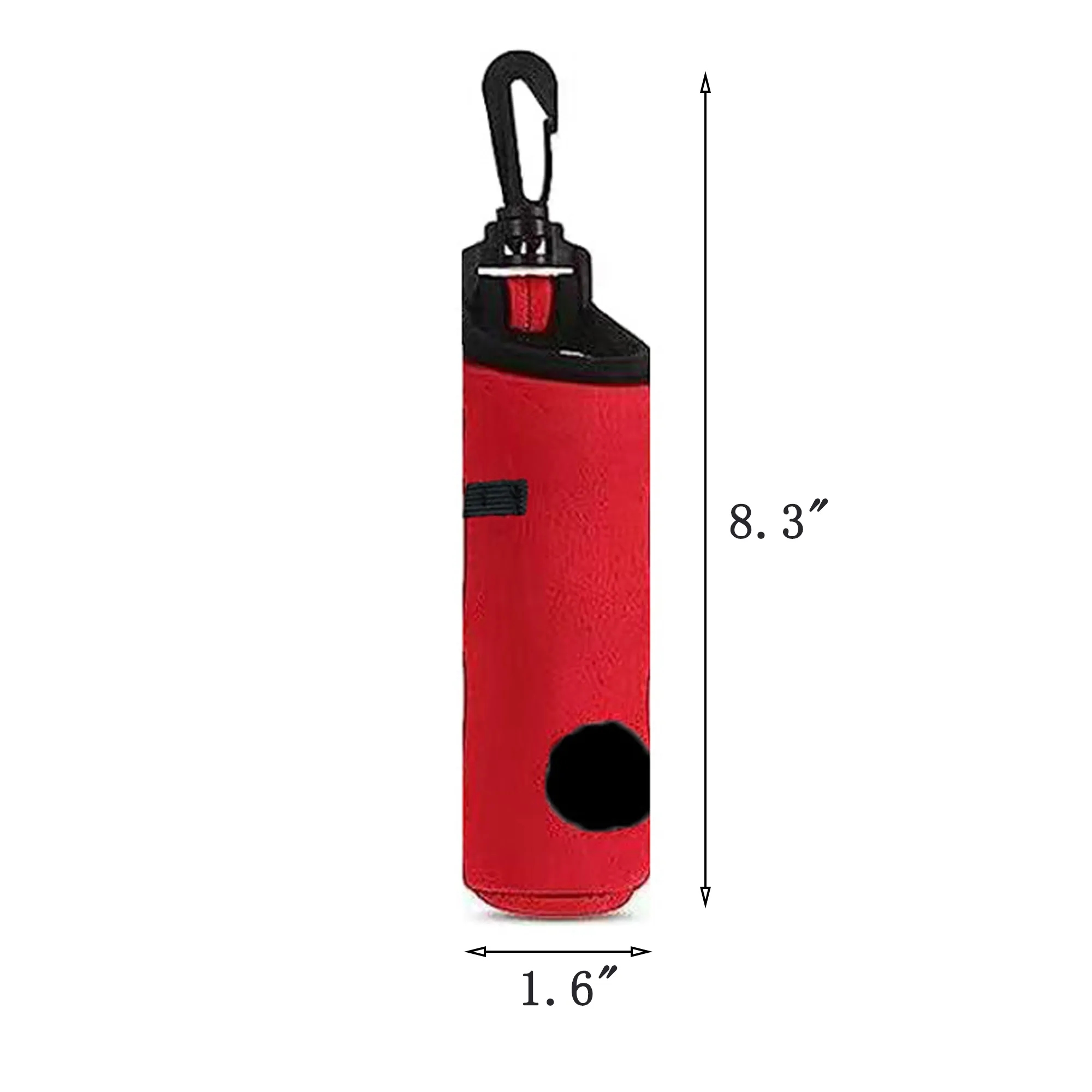 Neoprene Golf Ball Pouch with Tees for Bag 6