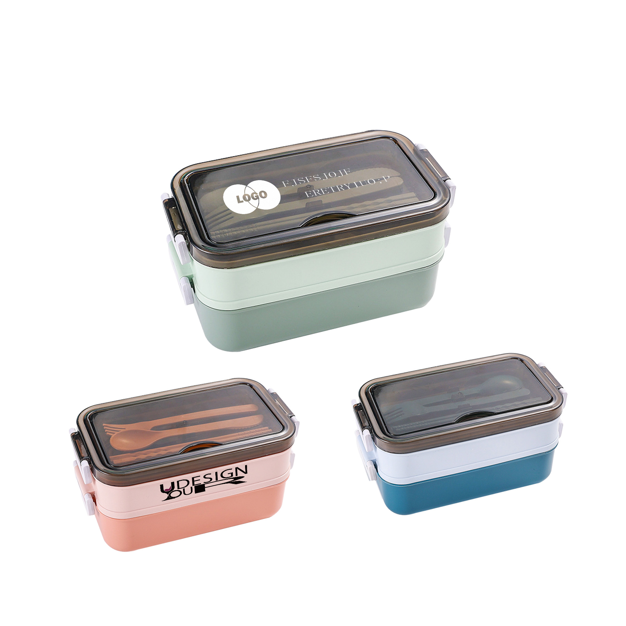 Portable Lunch Box With Utensils 3