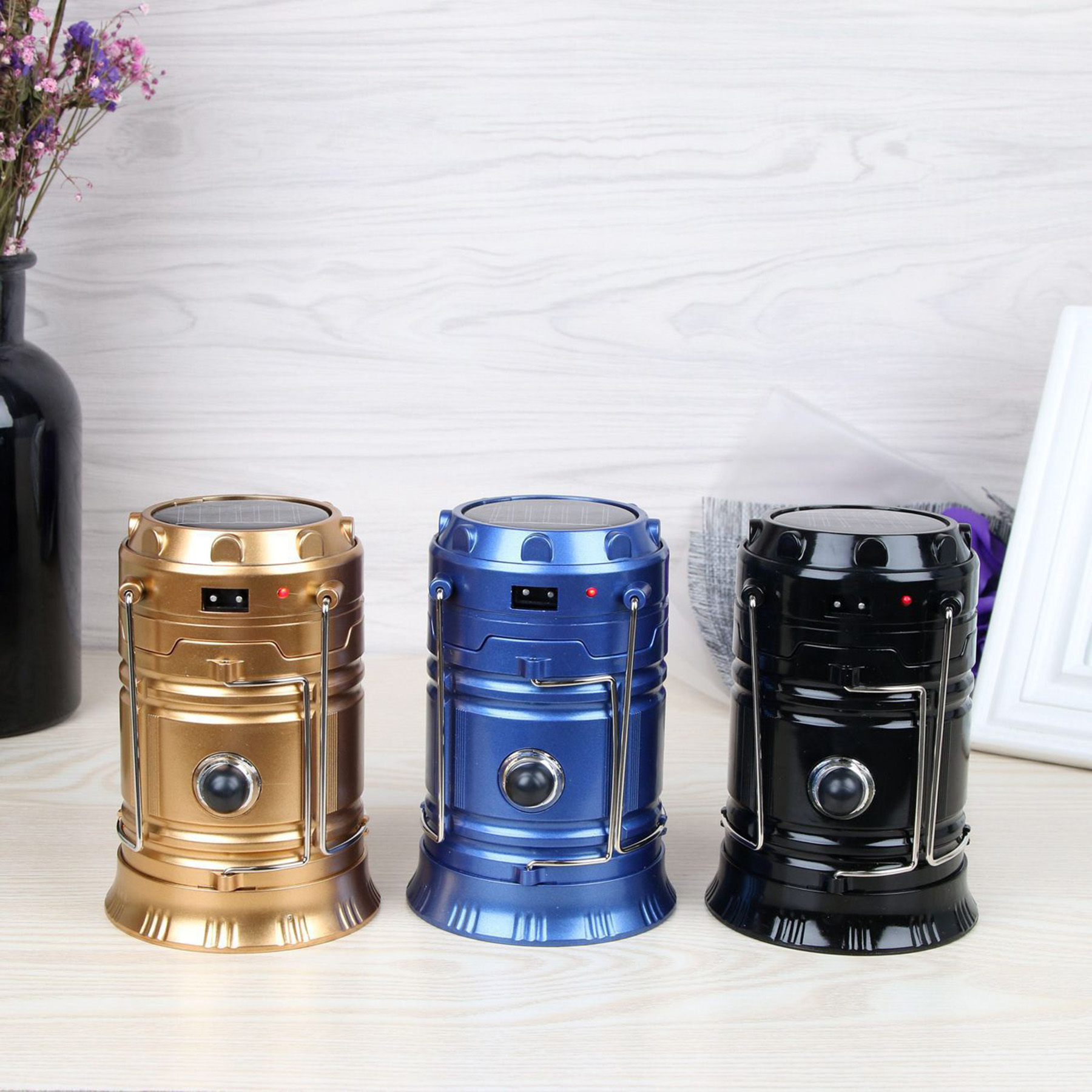 Solar Rechargeable Camping Lamps 4