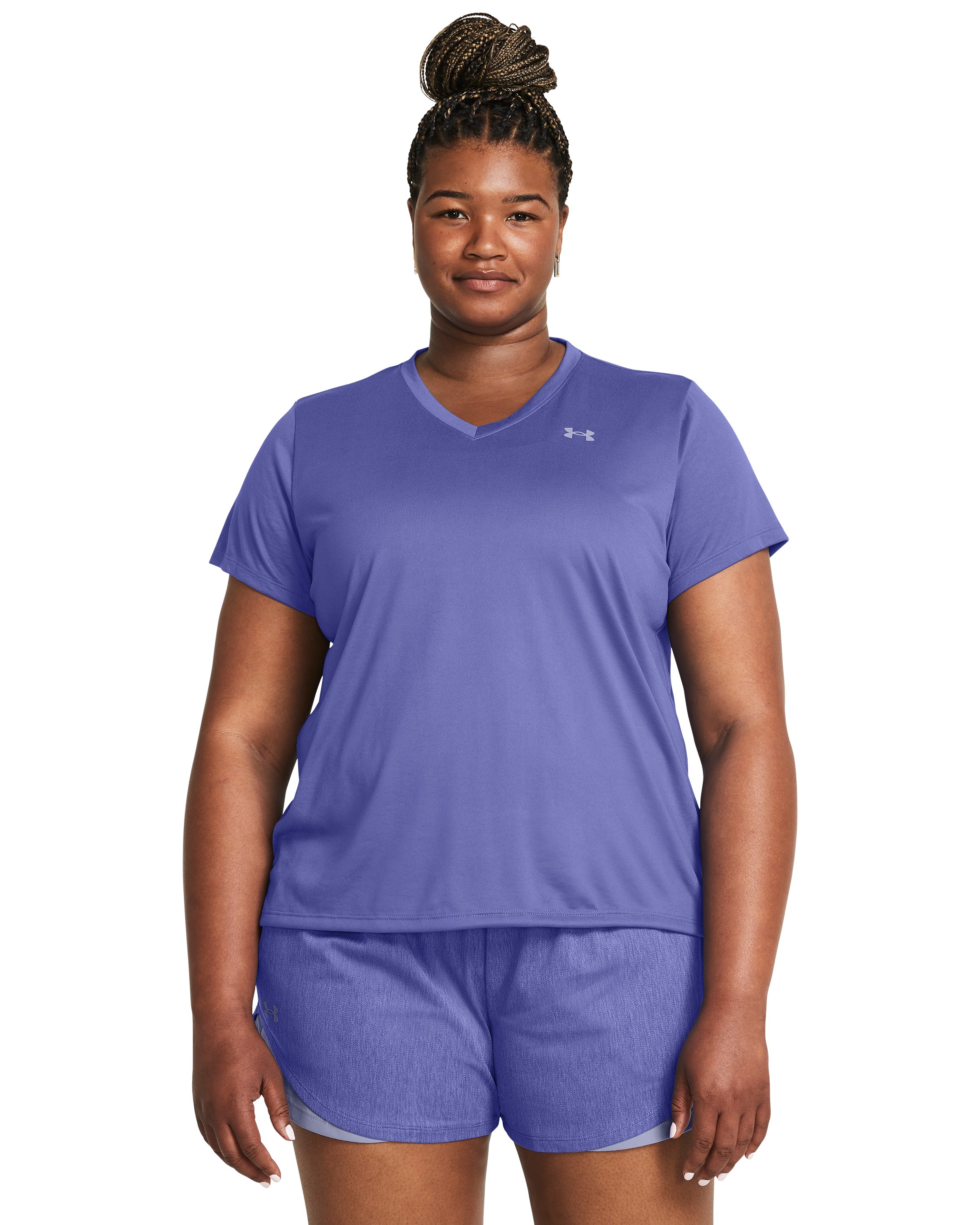 UA Tech Women's V-Neck Short Sleeve 5