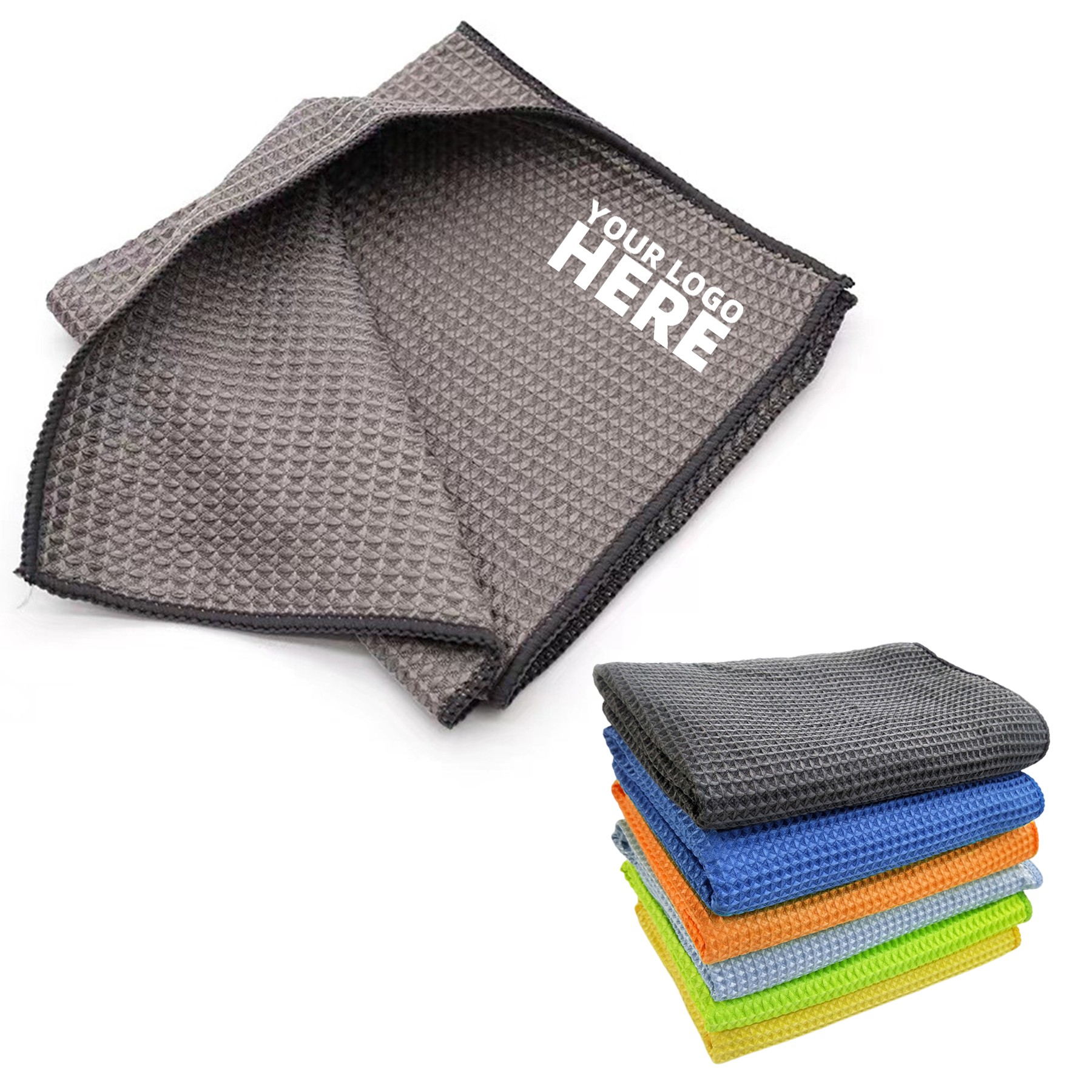Waffle Weave Microfiber Towel