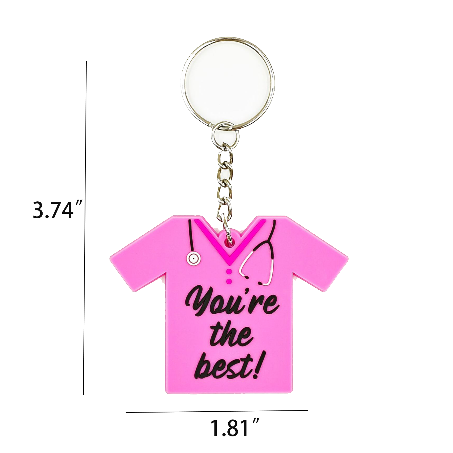 PVC T-Shirt Shaped Key Chain 7