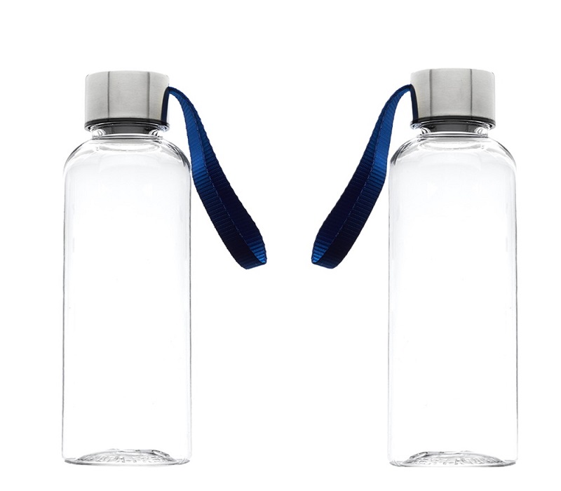 Plastic Water Bottle with Strap, 17 oz. 7