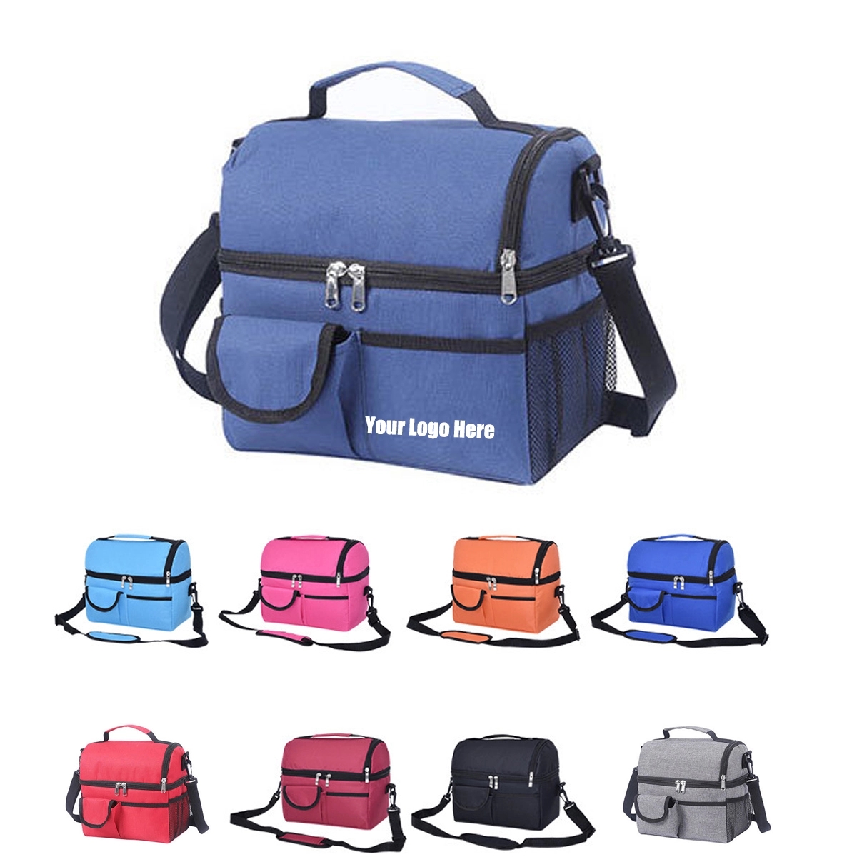 Double-Layer Reusable Insulation Handbag 1