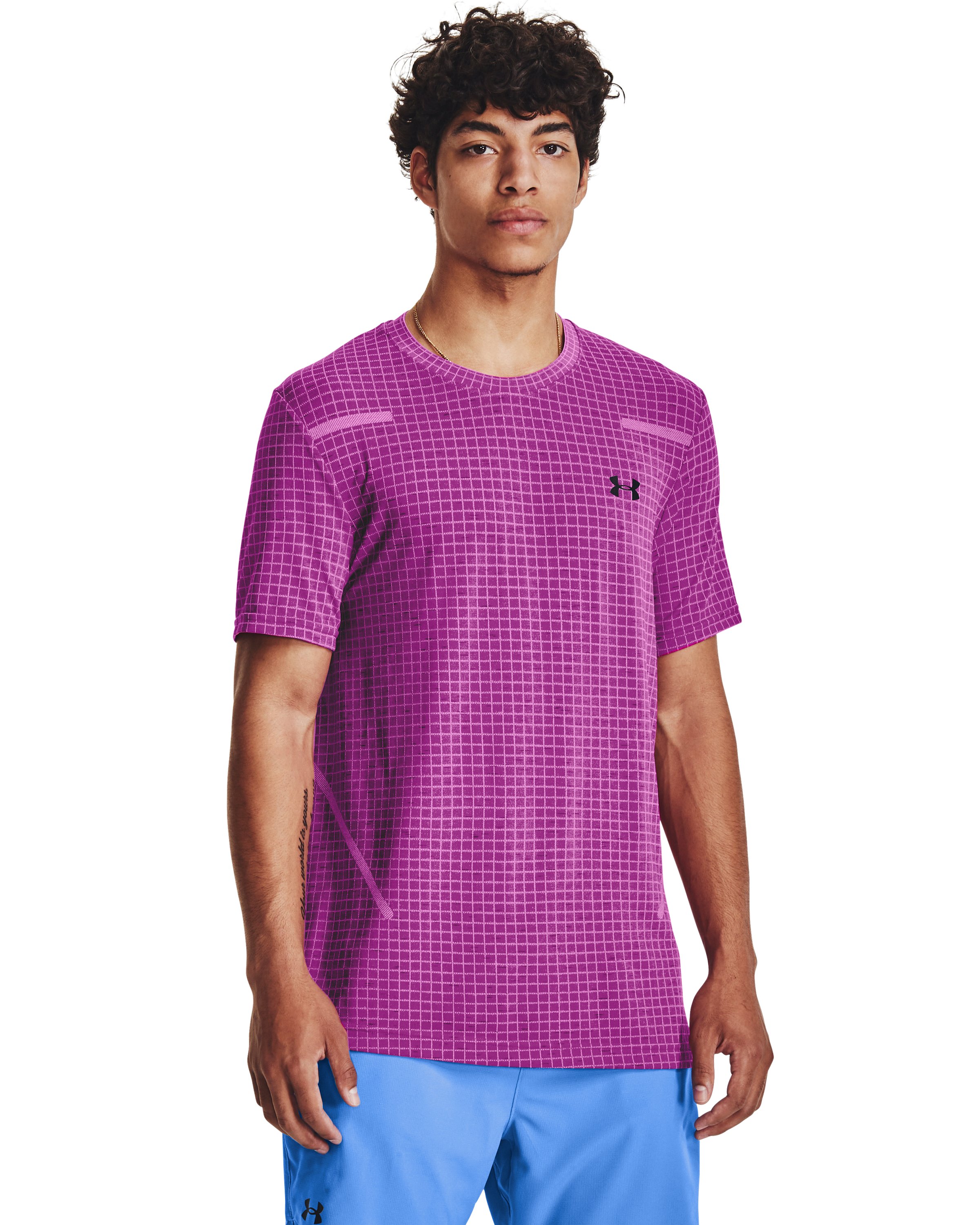 UA Seamless Grid Men's Short Sleeve 38