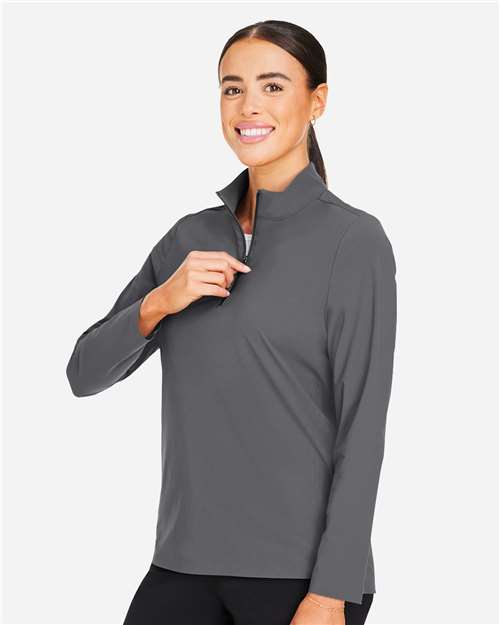 Women's CrownLux Performance® Windsor Welded Quarter-Zip Pullover - DG410W 26