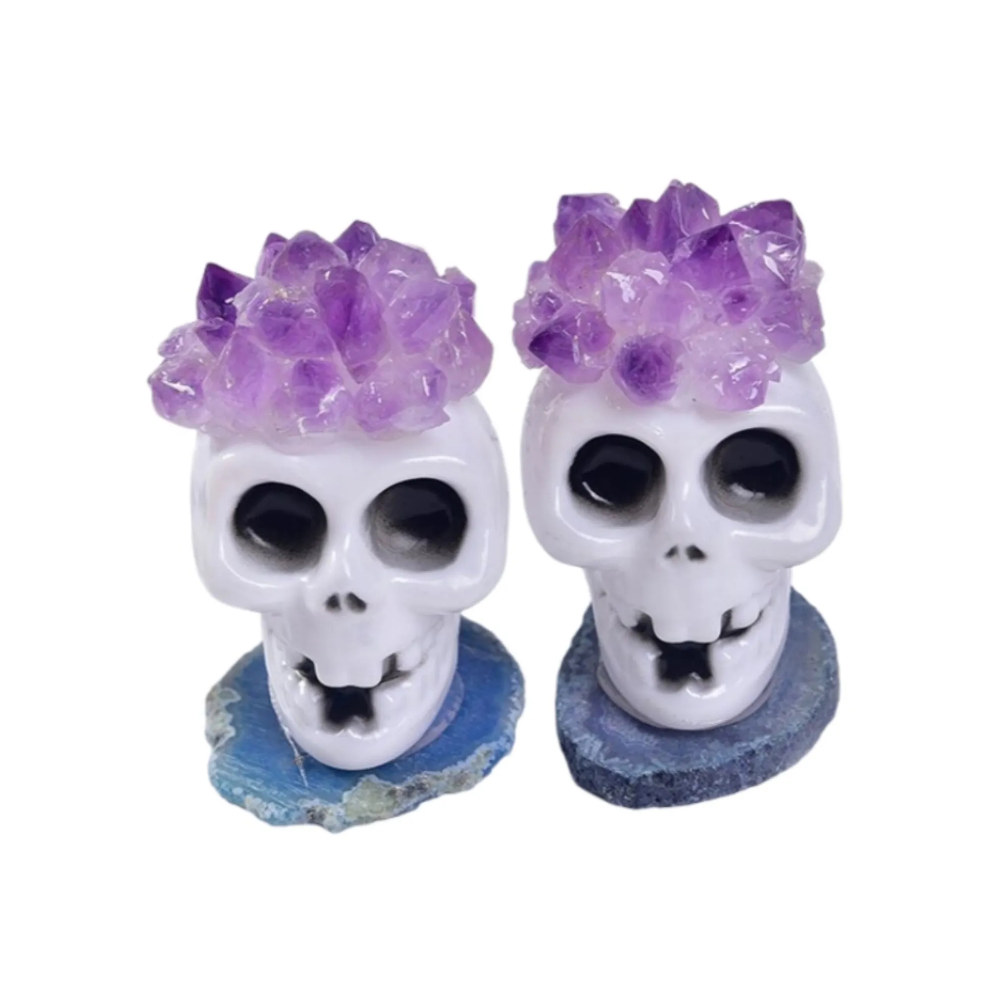 Crystal Mini Skull Halloween Ornament 5
