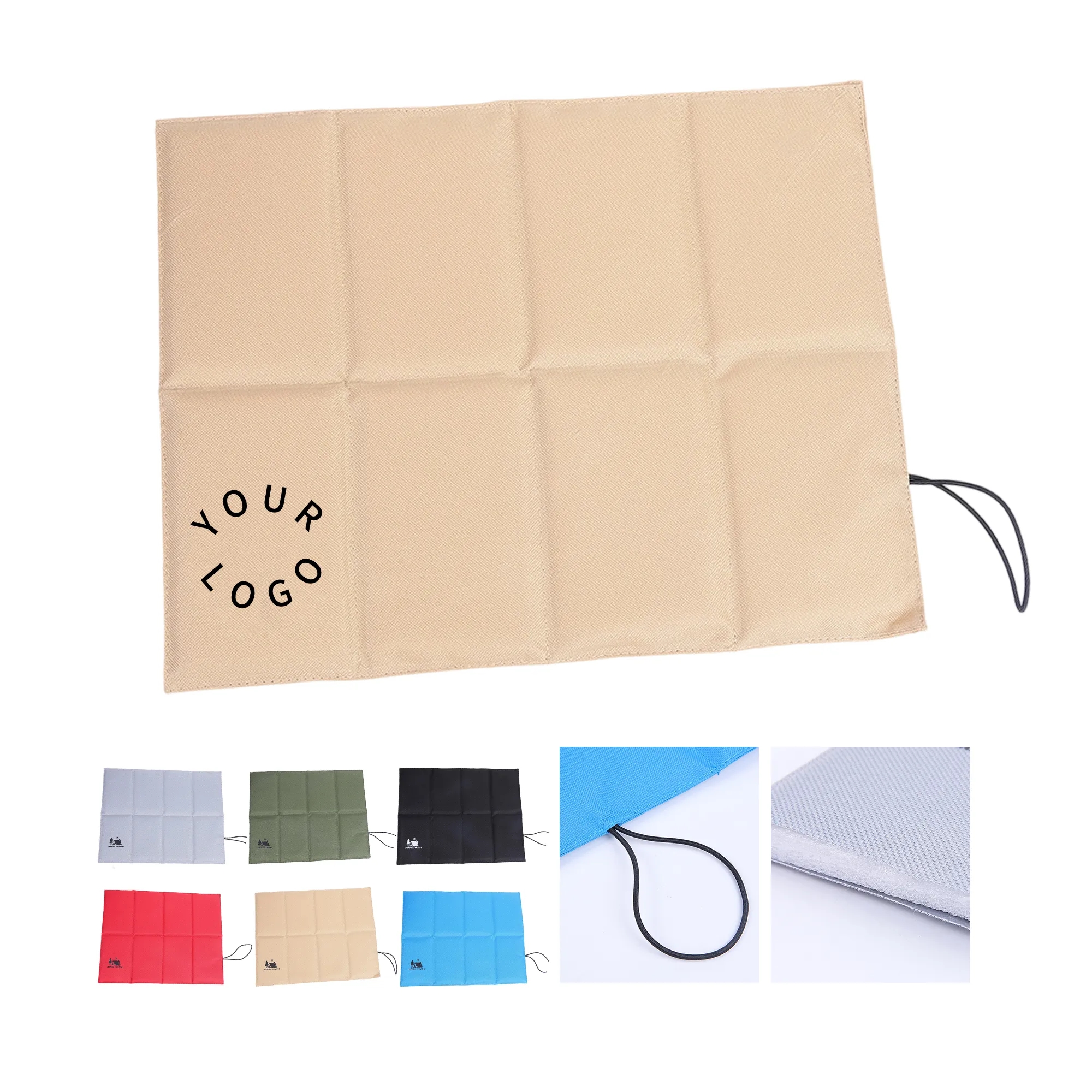 MOQ 50 Portable Folding Picnic Blanket 2