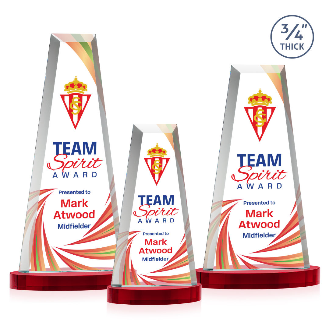 Imperial VividPrint™ Award on Alberton Base - Red 7