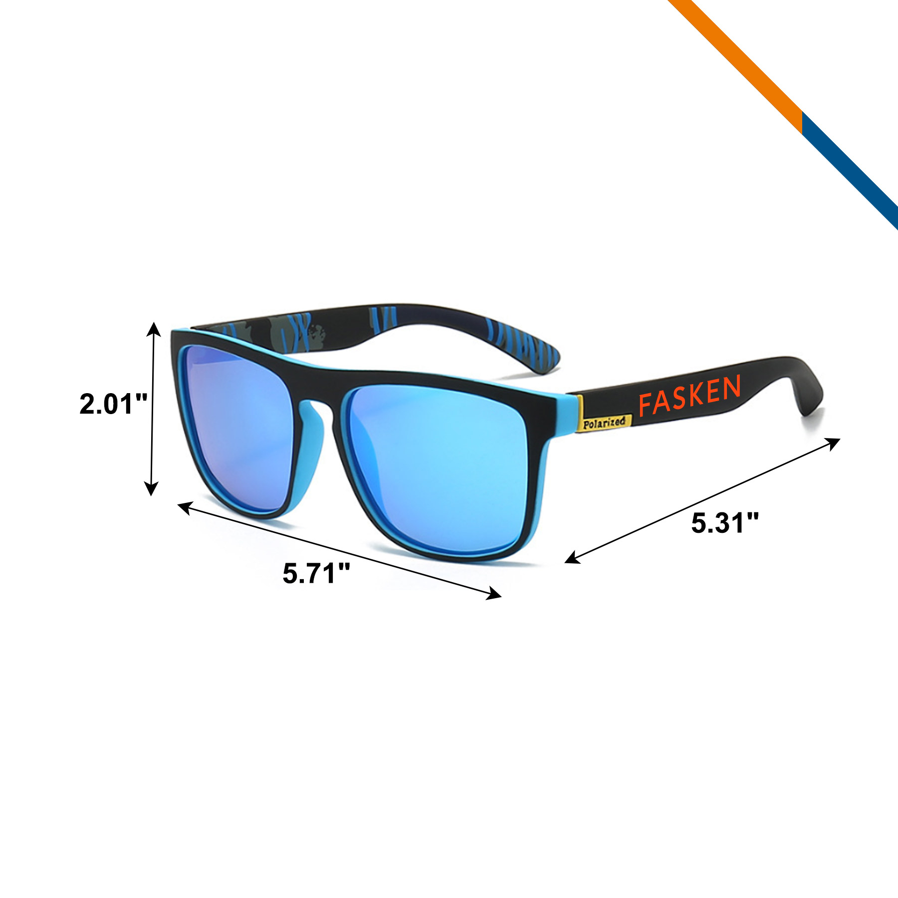 Mamie Two Tone Polarized Sunglasses 8