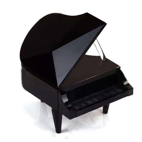 Black Crystal Piano Music Box 3