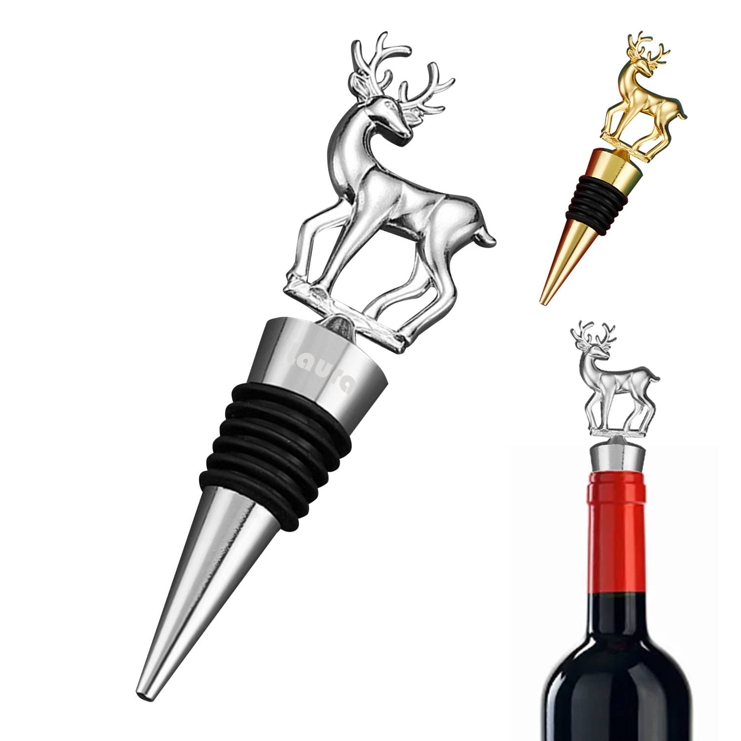 Elk Wine Stopper