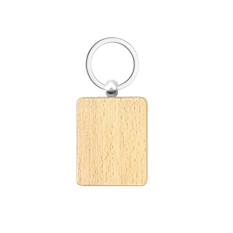 Durable Beech Wood Keychain for Everyday Use 9