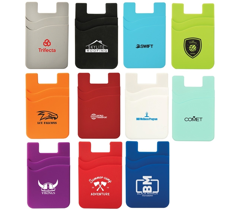 Silicone Phone Wallet with Double Pocket Holder 9