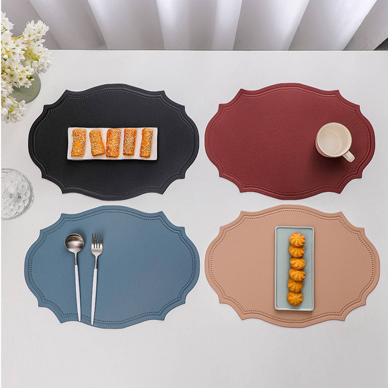 Leather Placemat Insulated Mat 7