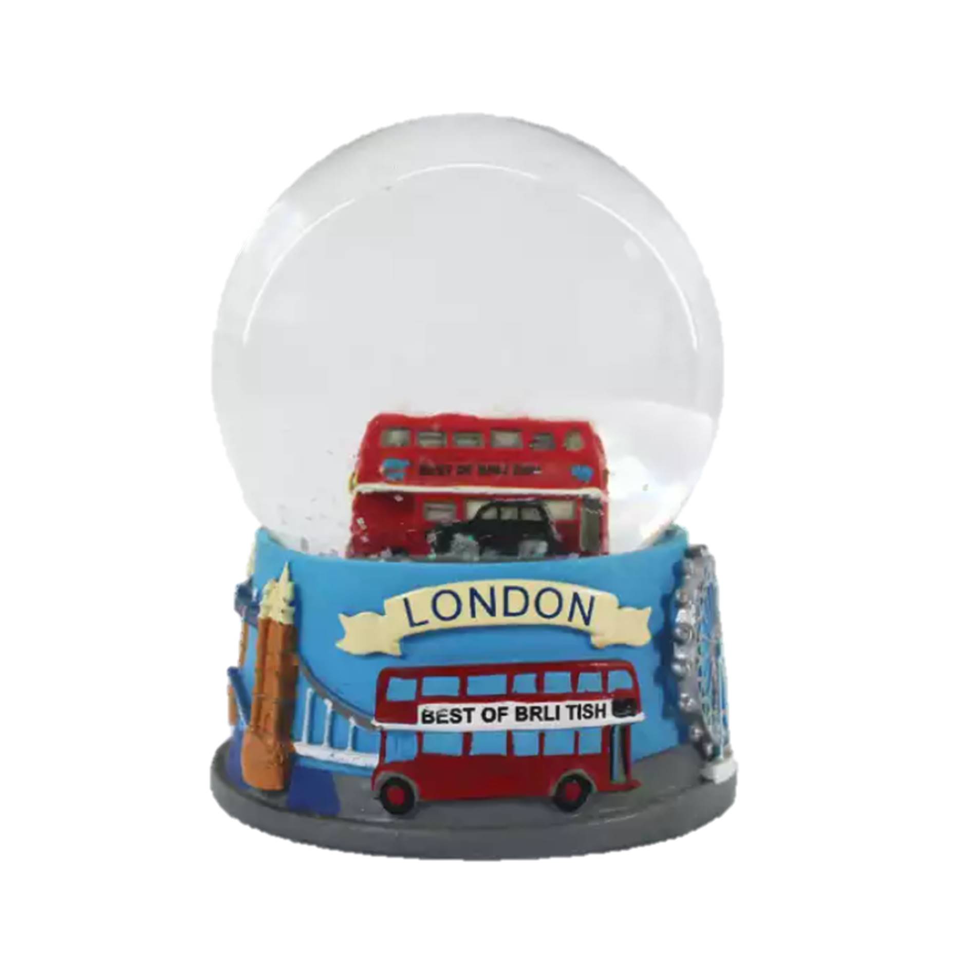 Custom London Souvenir 3D Snow Globe 3