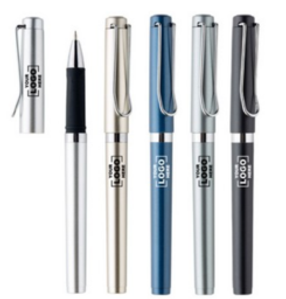 Custom Logo PP Ballpoint Pen 2