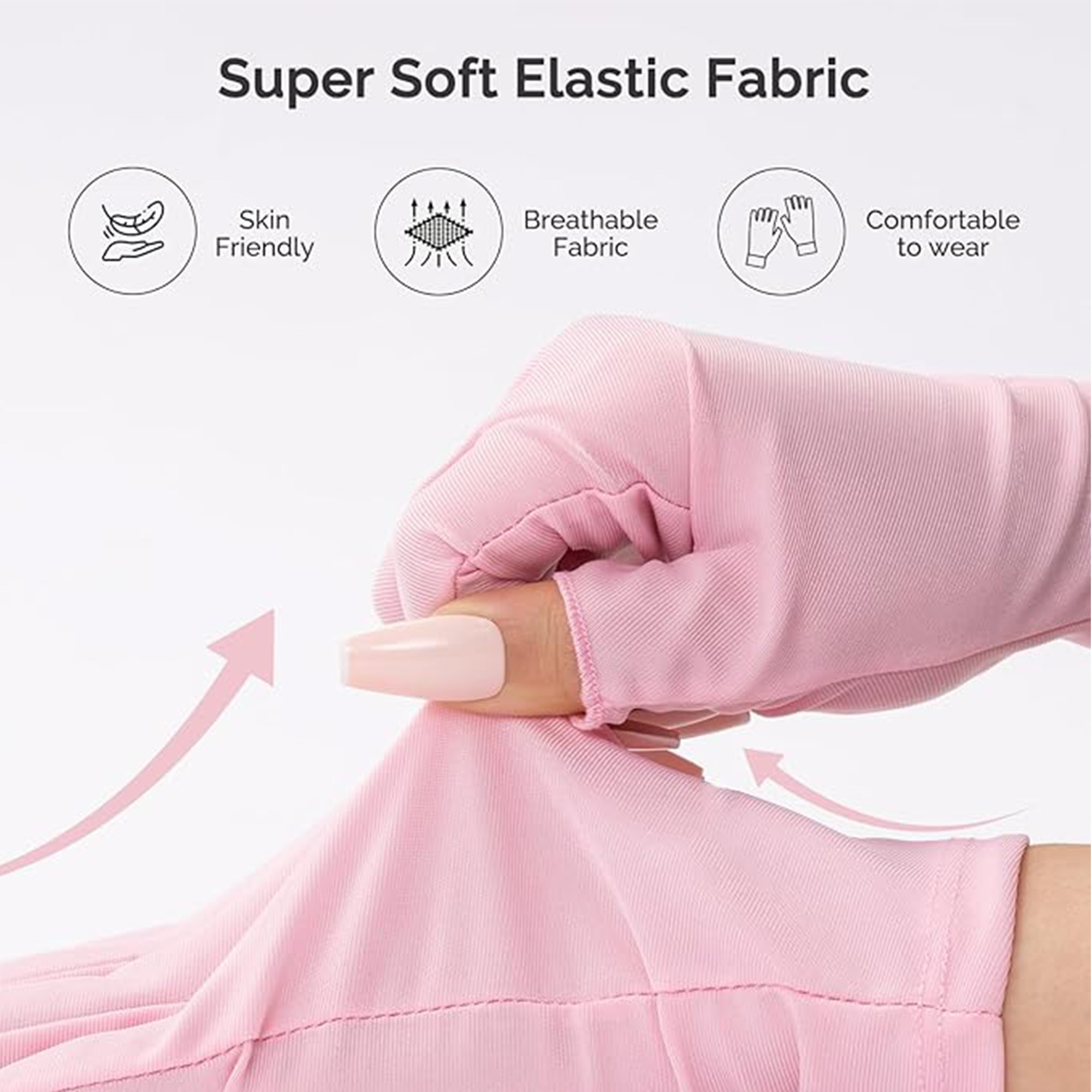 Cool Feeling Fabric Glove MOQ 50 1