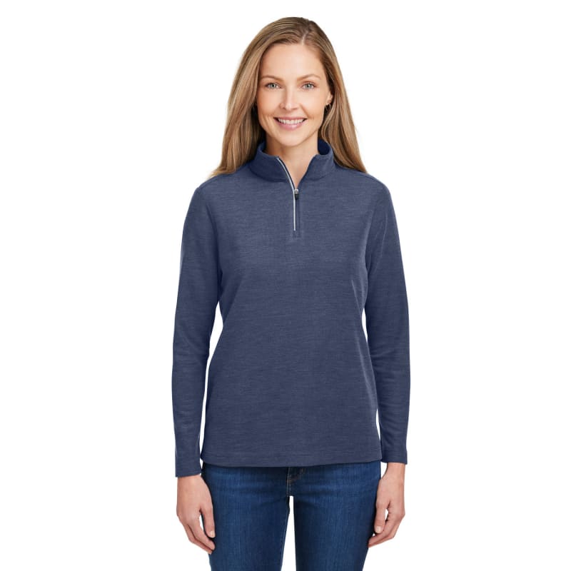 CORE365 Ladies' Fusion ChromaSoft™ Pique Quarter-Zip 34