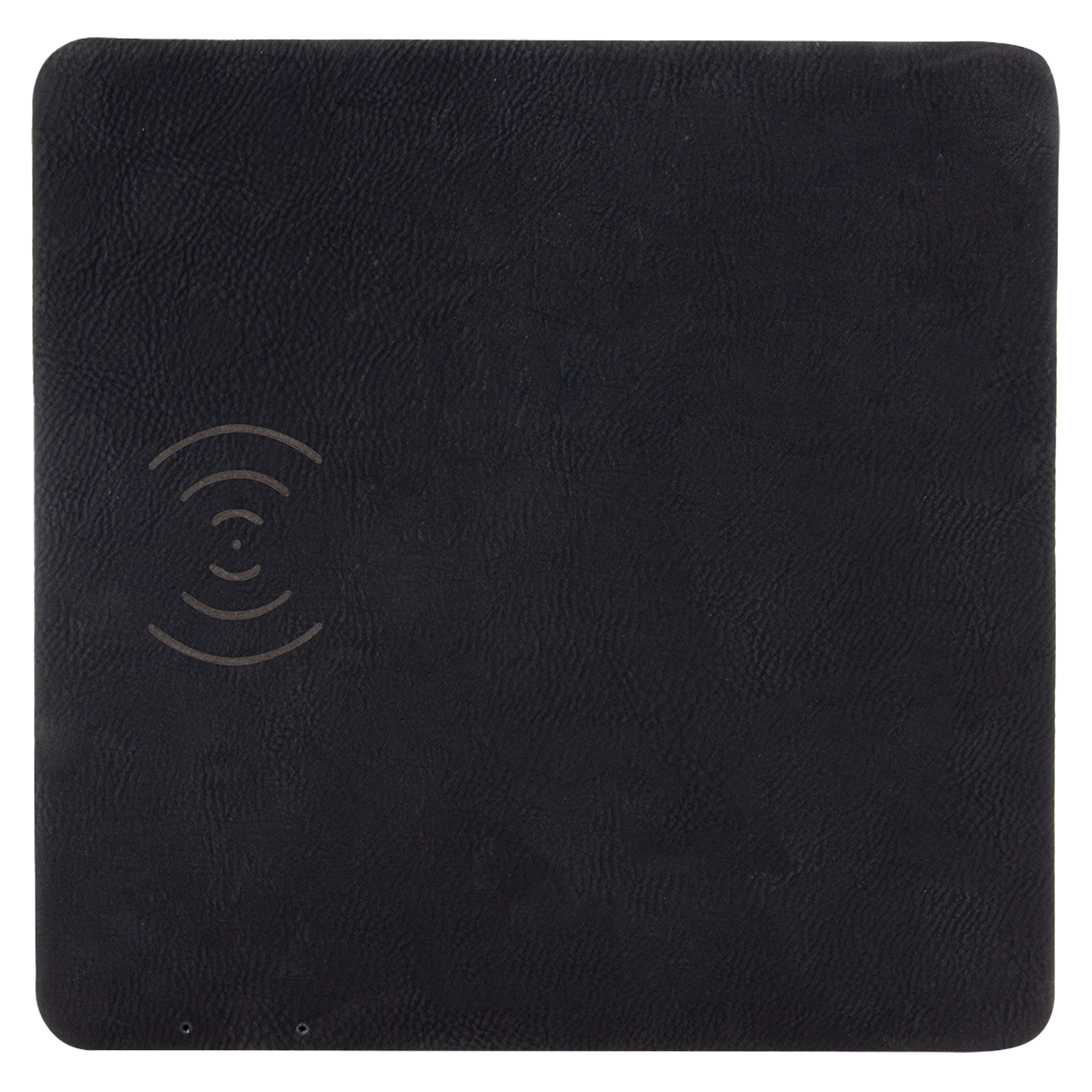 Black/Gold Leatherette Phone Charging Mat 3