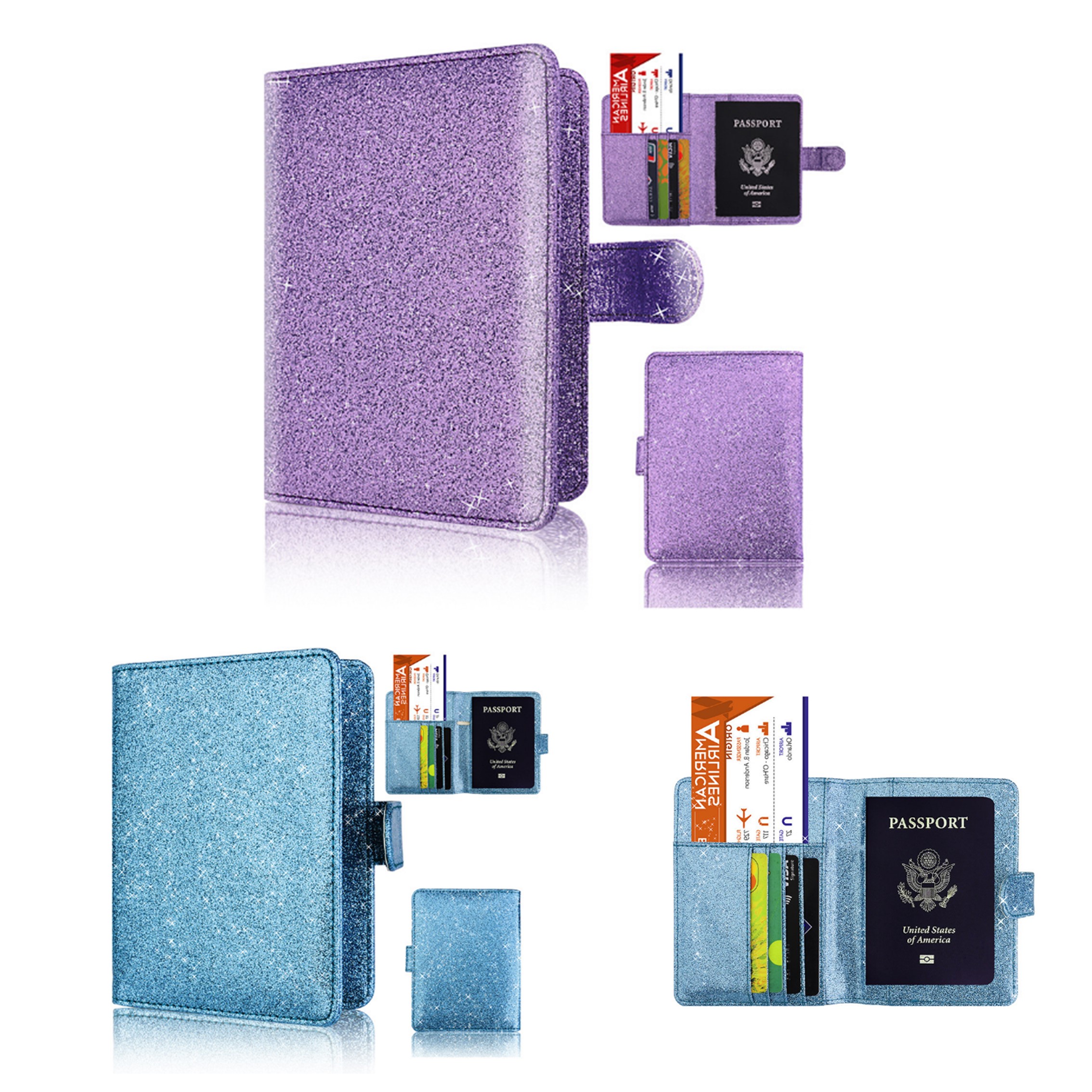 Leather Card Case Travel Accessories for Women & Men 4