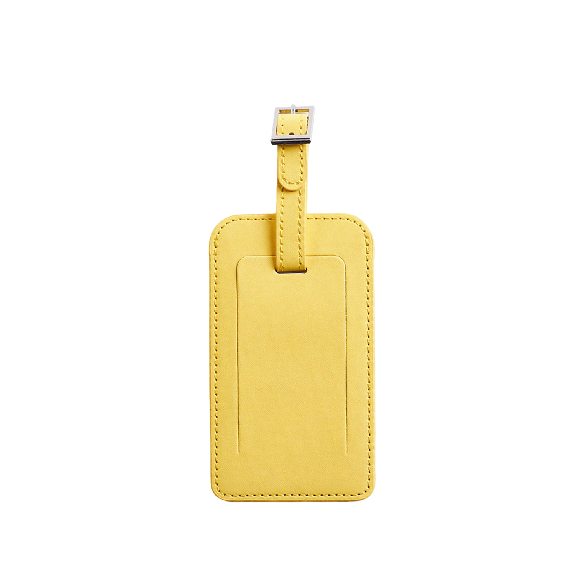 Grain Pattern Leather Travel Bag Tag 2