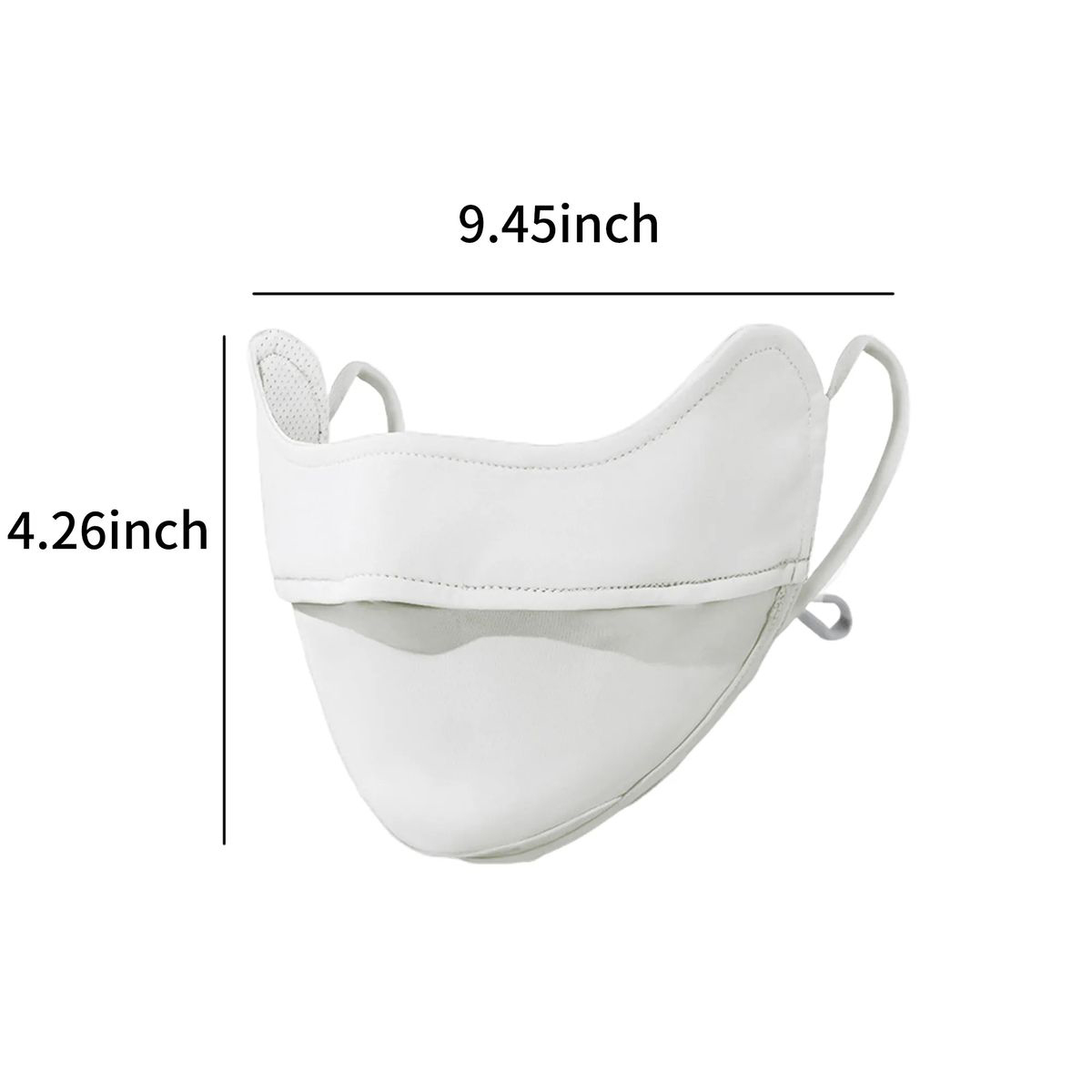Lightweight Nylon Face Mask with Ear Loops 9