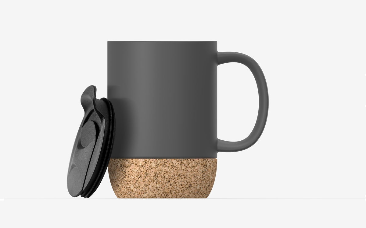 Asobu 12 Oz. Cork Ceramic Coffee Mug 4